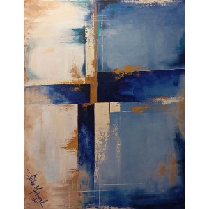 Aisha Mahmood, 30 x 40 Inch, Acrylic on Canvas, Abstract Painting, AC-AIMD-114